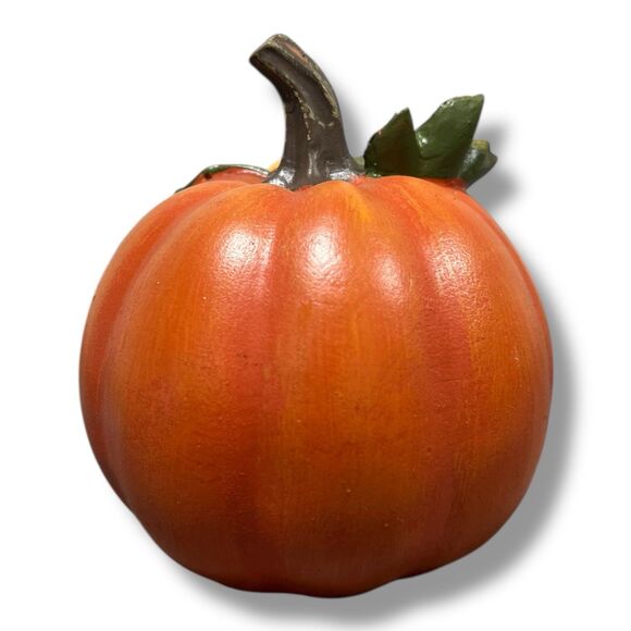 Yellow Lab Puppy in Pumpkin Figurine – Fall & Halloween Dog Lover Décor 4.5" - Picture 3 of 4